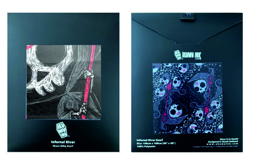 AKUMU INK INFERNAL RIVER šátek