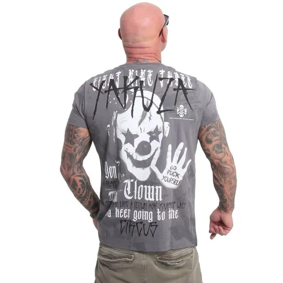 YAKUZA pánské tričko CIRCUS T-SHIRT steel gray