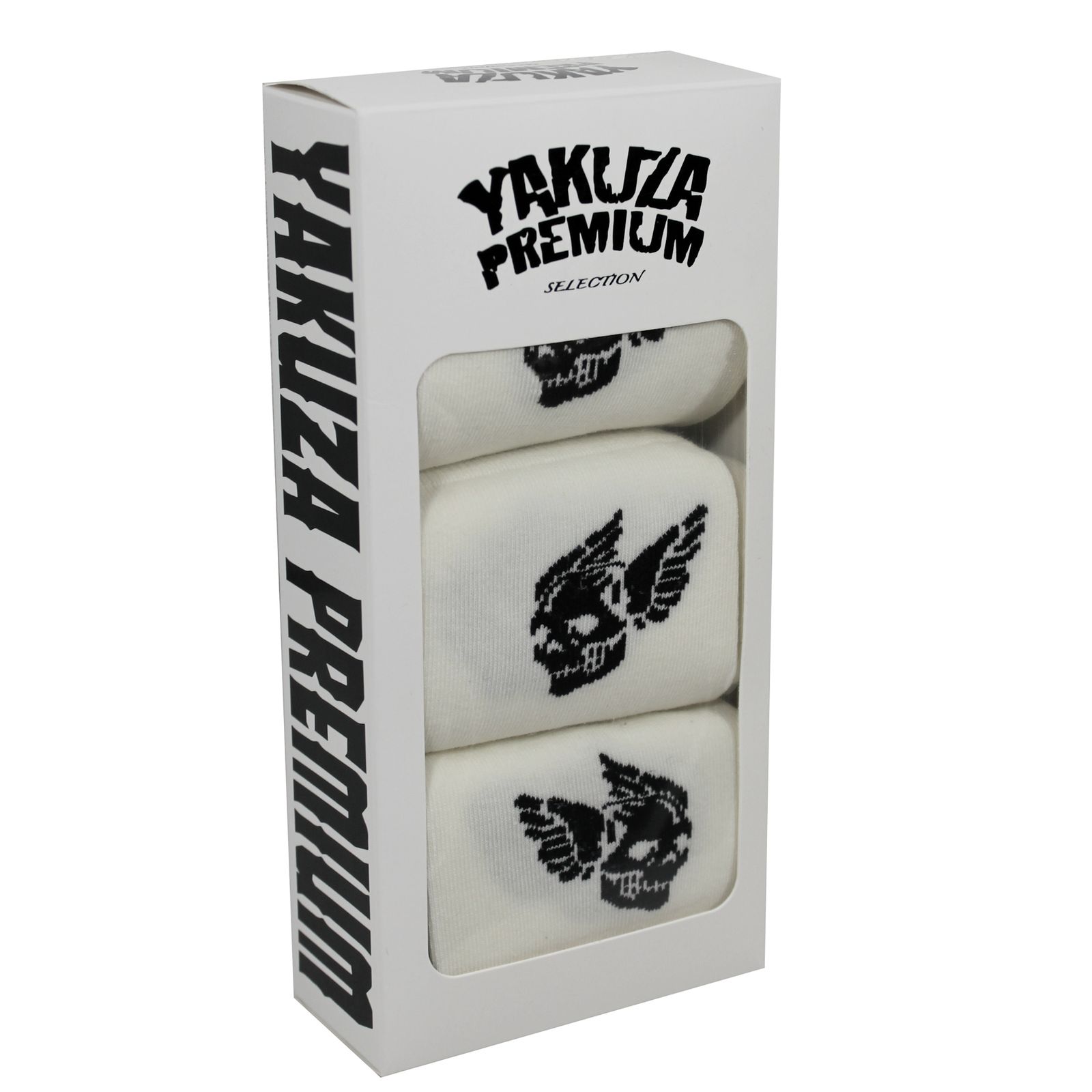 YAKUZA PREMIUM pánské ponožky YPSO3882 bílé