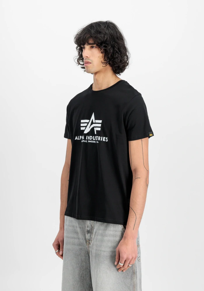 ALPHA INDUSTRIES BASIC T-SHIRT BLACK