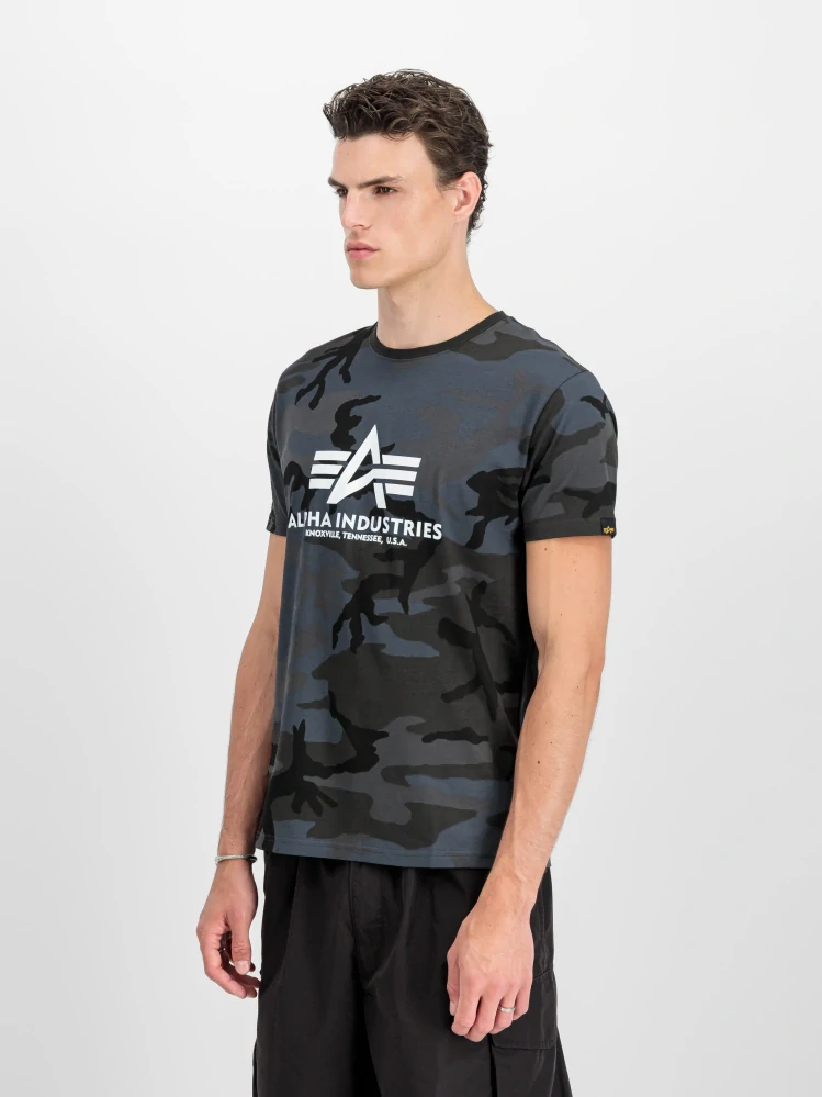 ALPHA INDUSTRIES pánské tričko BLACK CAMO 100501C/125