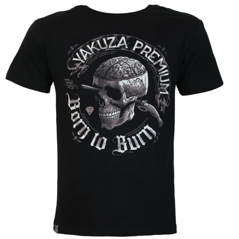 YAKUZA PRÉMIUM Pánské tričko krátký rukáv 4006 černé