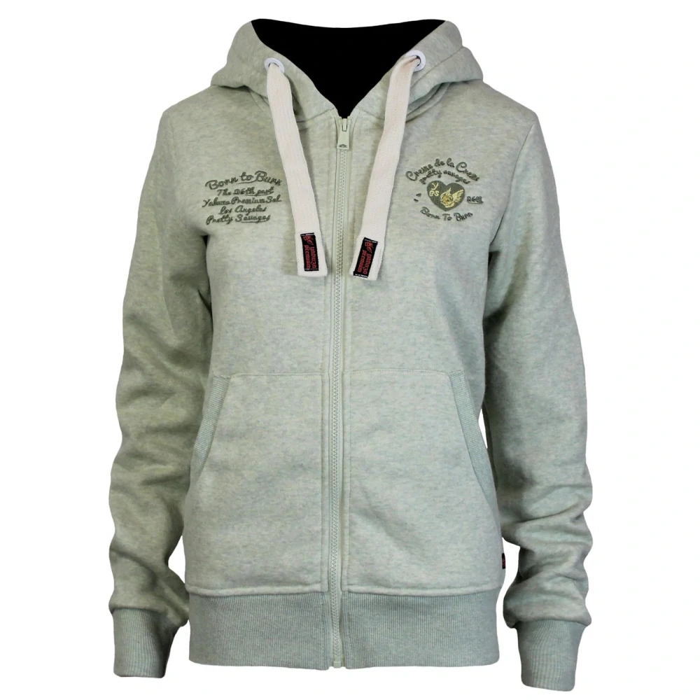 YAKUZA PREMIUM dámská mikina s kapucí GHZ 3836 light olive