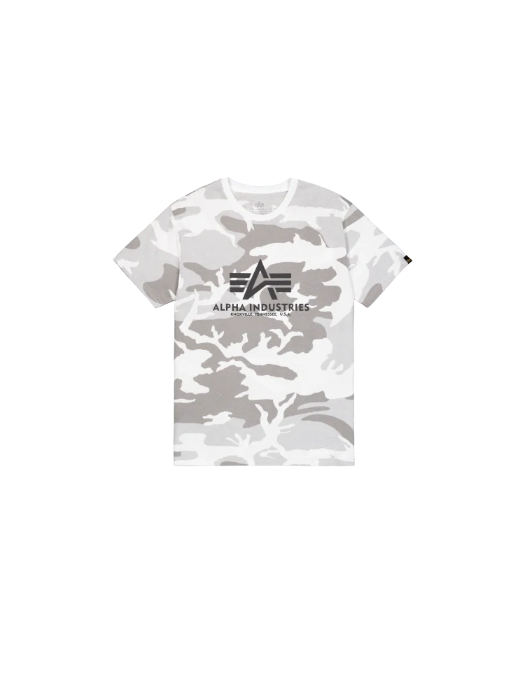 ALPHA INDUSTRIES pánské tričko BASIC BIG LOGO CAMO 100501C/385 maskáčové