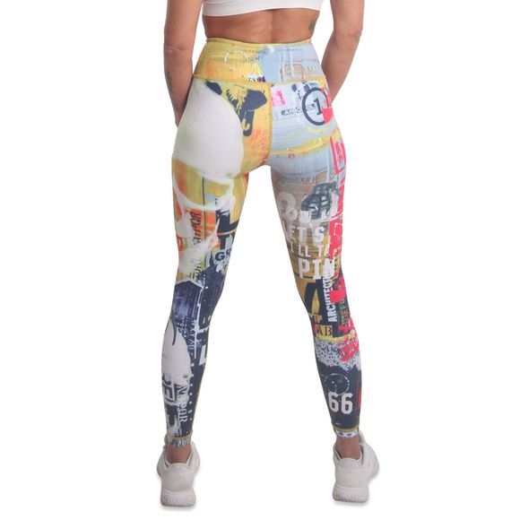 YAKUZA dámské legíny PLAY SLIDE LEGGINGS multicolored