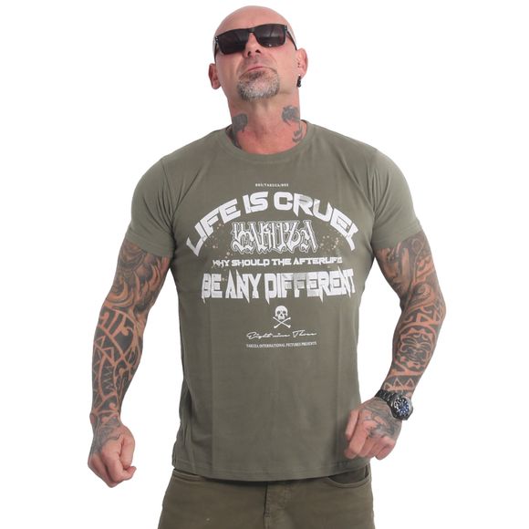 YAKUZA pánské tričko CRUEL T-SHIRT grape leaf