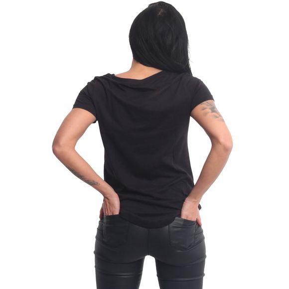 YAKUZA dámské tričko GOLEM CURVED CREW NECK T-SHIRT black