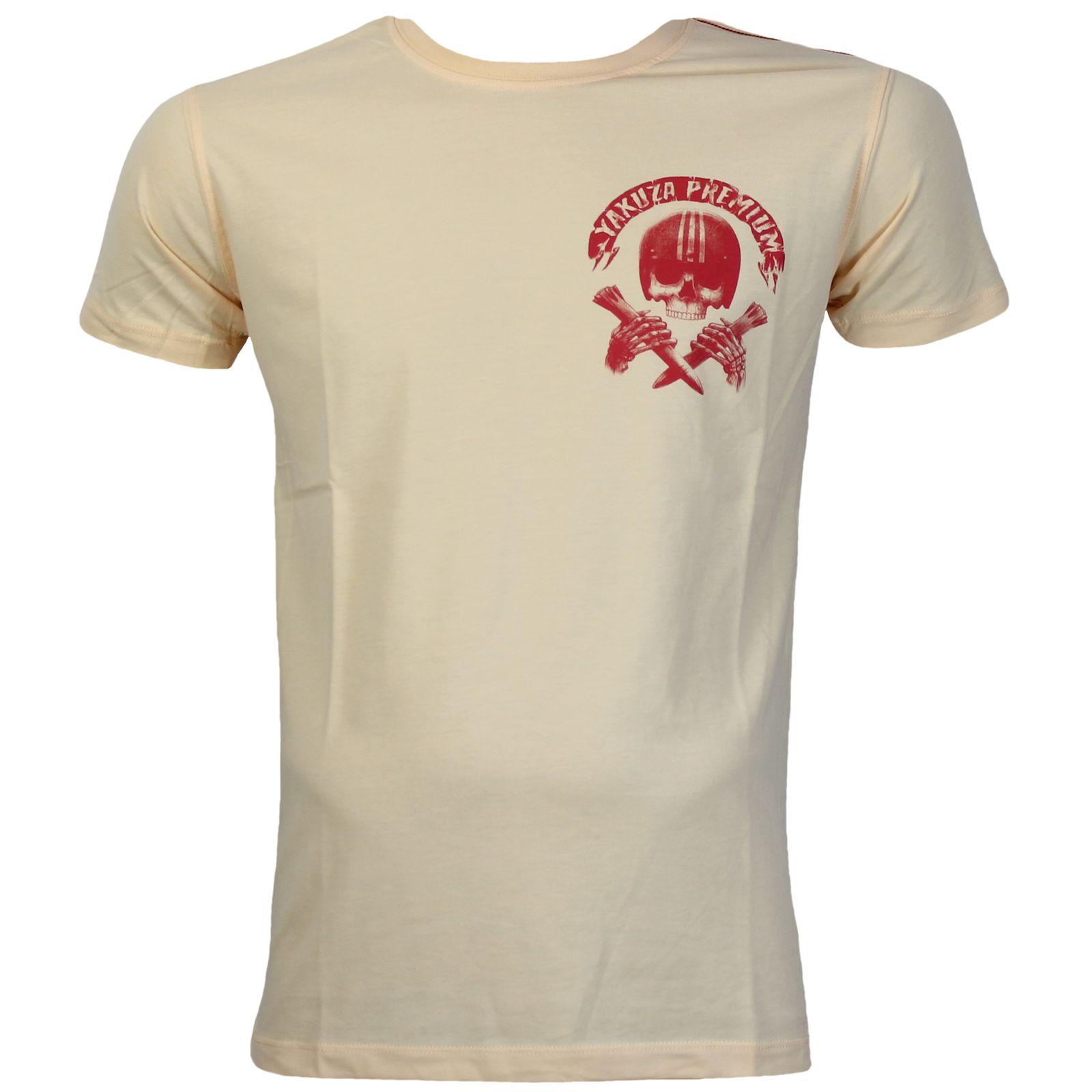 YAKUZA PREMIUM pánské tričko YPS 3517 světle oranžové