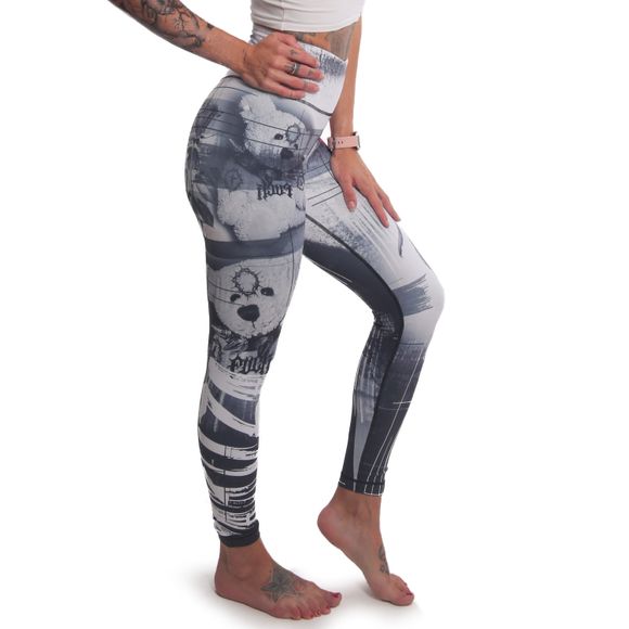 YAKUZA dámské legíny DIFFUSE SLIDE LEGGINGS multicolored