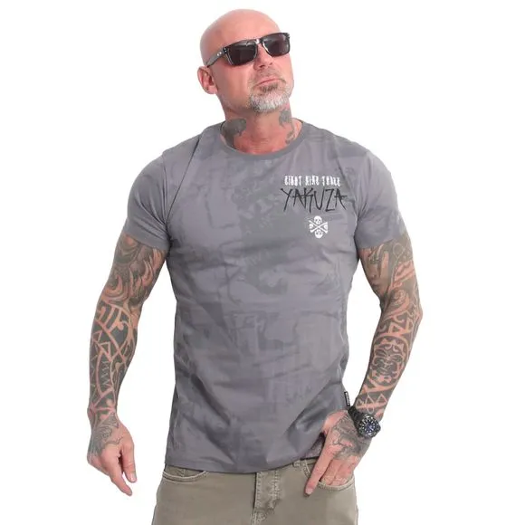 YAKUZA pánské tričko CIRCUS T-SHIRT steel gray