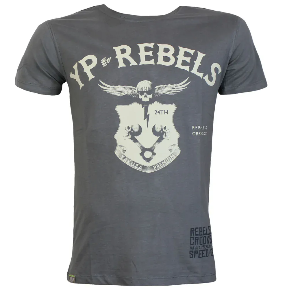 YAKUZA PREMIUM pánské tričko YPS 3607 šedé