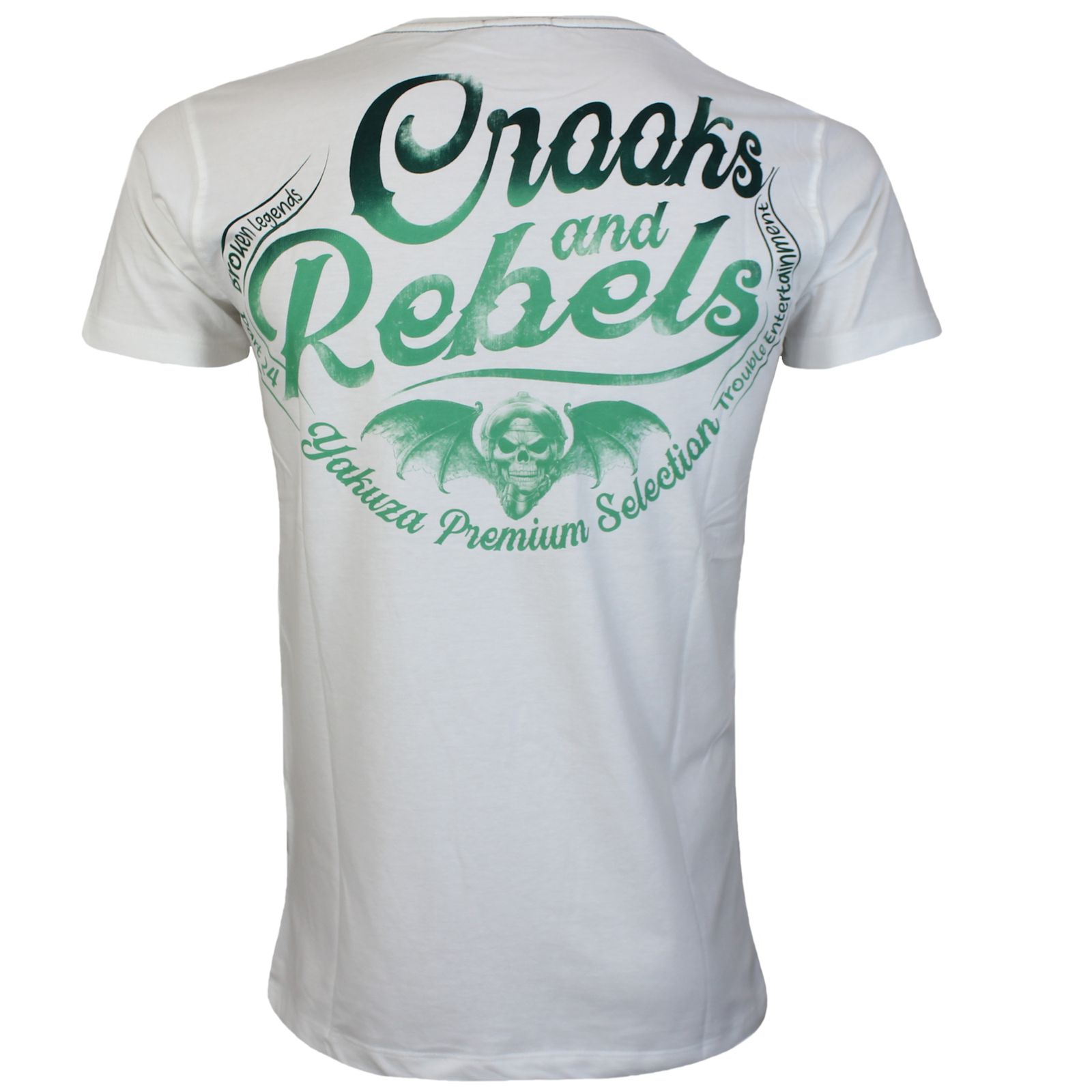 YAKUZA PREMIUM pánské tričko YPS 3614 bílé