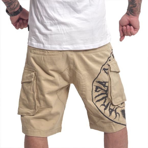 YAKUZA pánské kraťasy TWEAK CARGO SHORTS warm sand