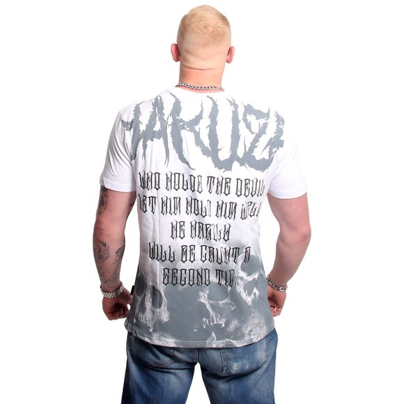 YAKUZA pánské tričko BATTLEFIELD T-SHIRT white