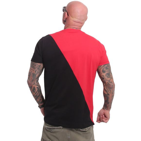 YAKUZA pánské tričko BEAST SPLICE T-SHIRT black/red
