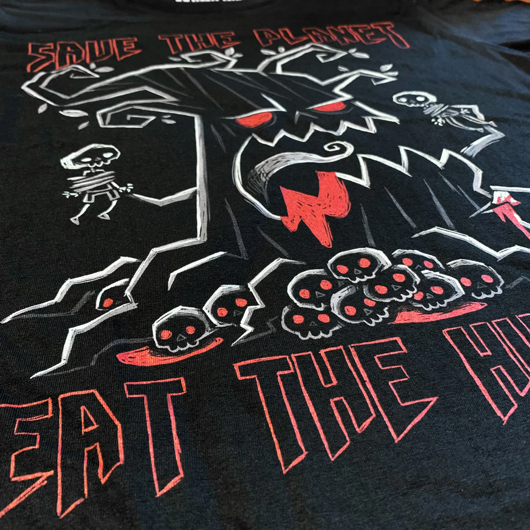 AKUMU INK EAT THE HUMANS dámské tričko