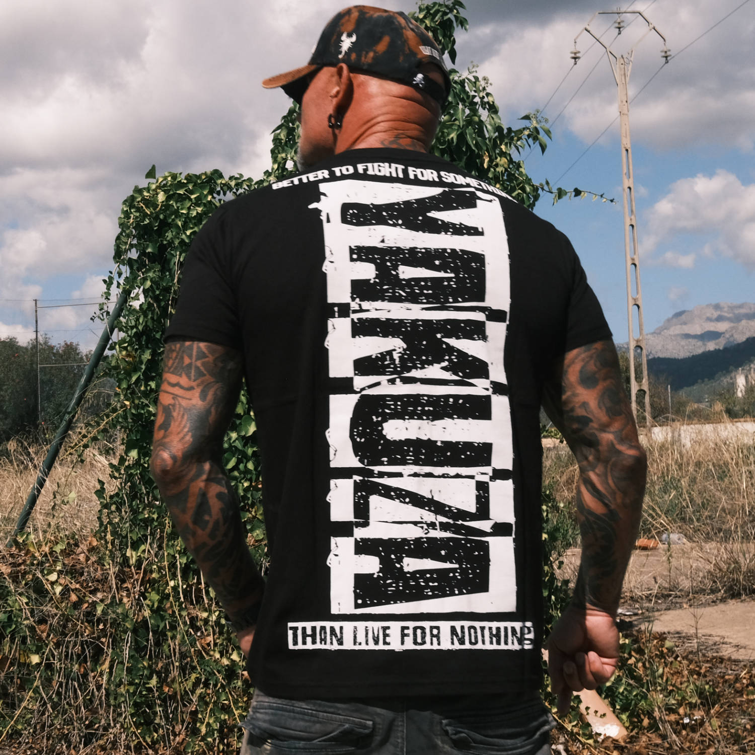 YAKUZA pánské tričko FIGHT FOR REGULAR T-SHIRT černé