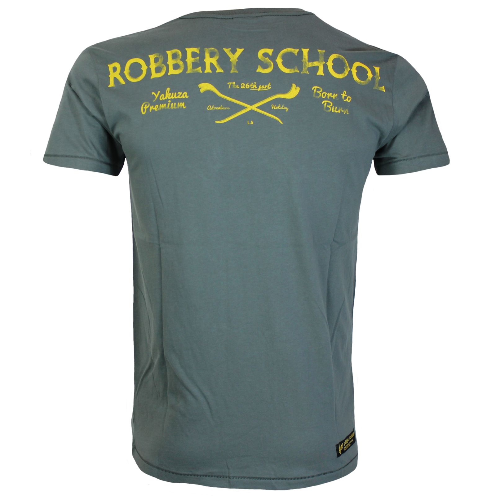 YAKUZA PREMIUM pánské tričko YPS 3803 zelenošedé