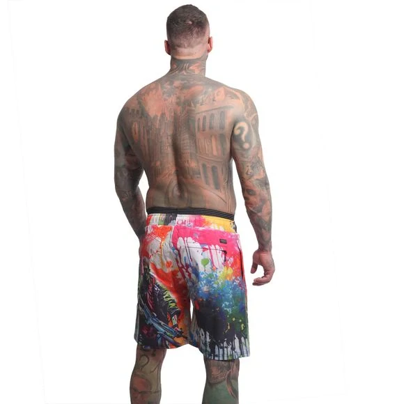 YAKUZA plavkové šortky SPECIALIST BOARD SHORTS BSB 25043 barevné