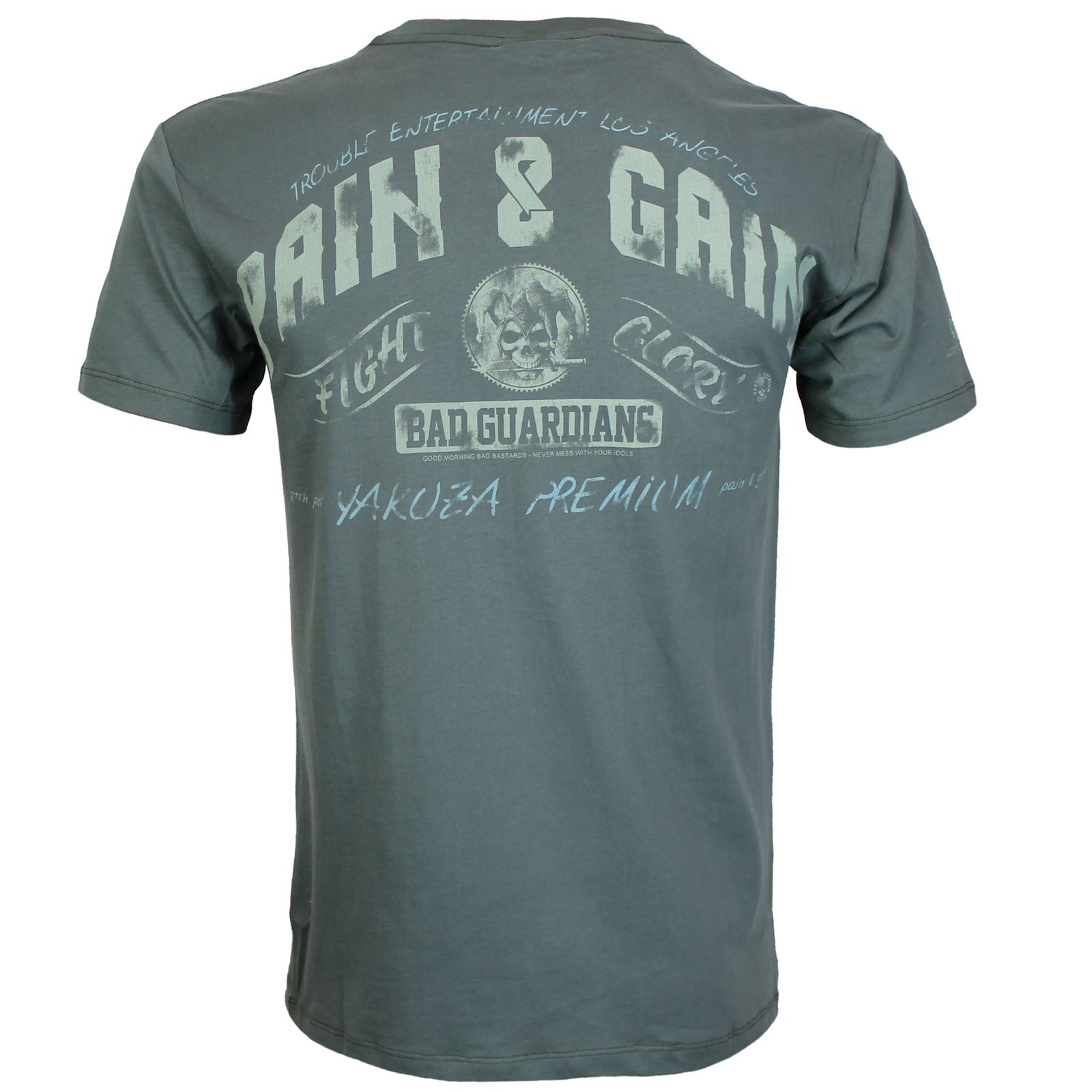 YAKUZA PREMIUM pánské tričko YPS 3914 tmavě olivové