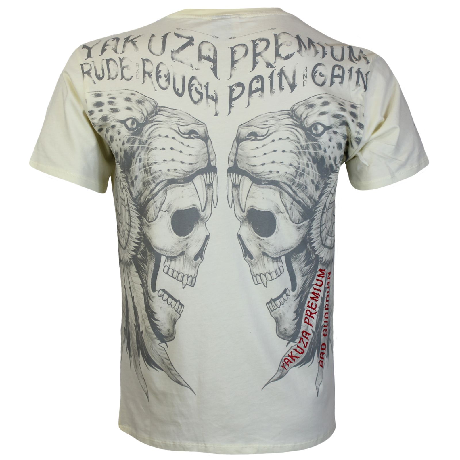 YAKUZA PREMIUM pánské tričko YPS 3904 světle žluté