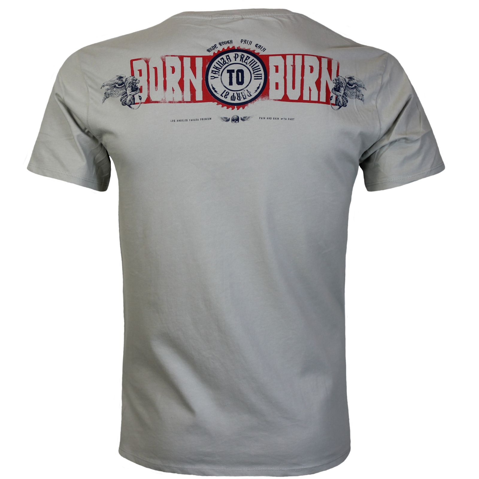 YAKUZA PREMIUM pánské tričko YPS 3913 světle šedé
