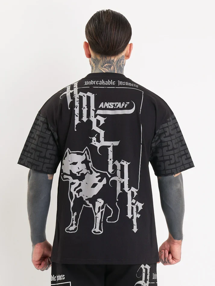 AMSTAFF ASHUR T-SHIRT BLACK