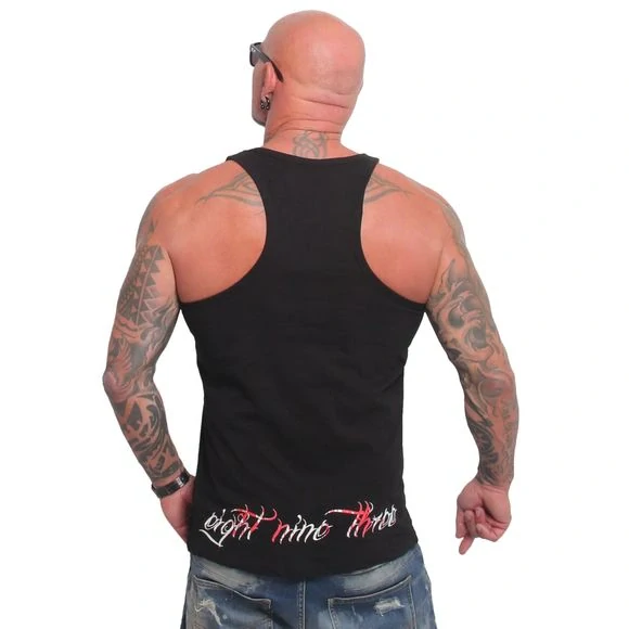 YAKUZA PÁNSKÉ TÍLKO BLOODBRAND V02 SLIM RACER ČERNÉ