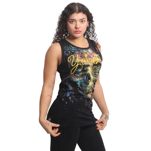 YAKUZA DAMSKÉ TRIKO CHOOSEN URBAN TANK BLACK