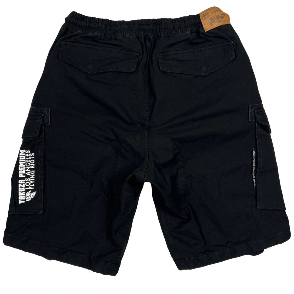 YAKUZA PREMIUM CARGO SHORTS ČERNÉ