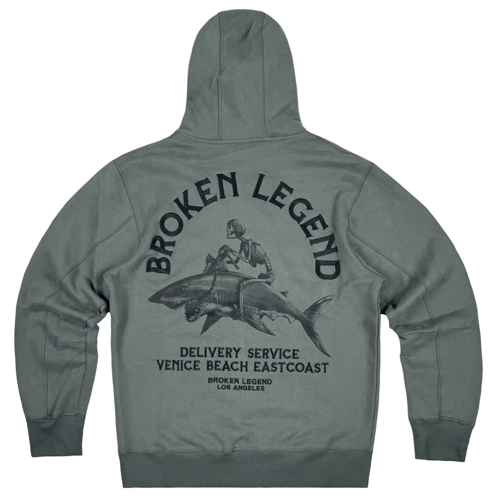 YAKUZA PRÉMIUM BROKEN LEGEND ZIPPER 211 grey olive