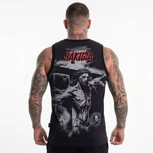 YAKUZA Pánské tílko Nailed Slim UHB 2824 černé