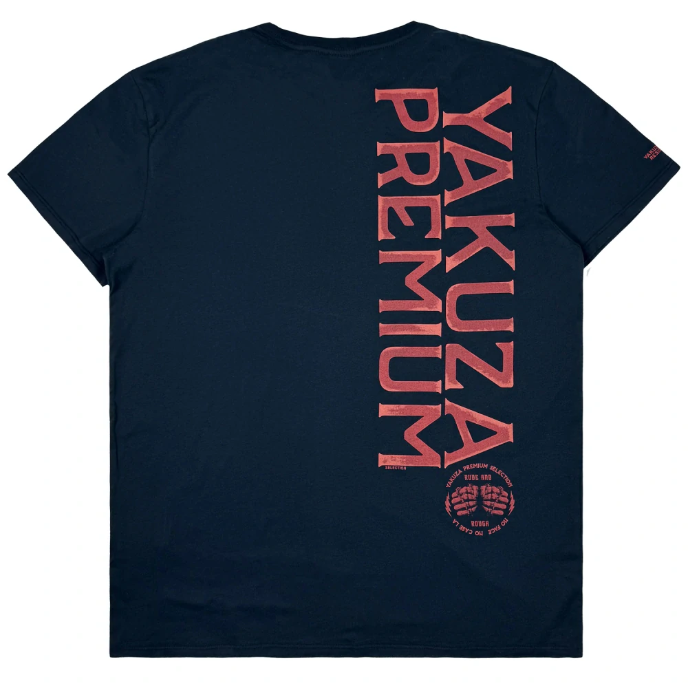 YAKUZA PRÉMIUM Pánské triko krátký rukáv 4006 tmavě modré