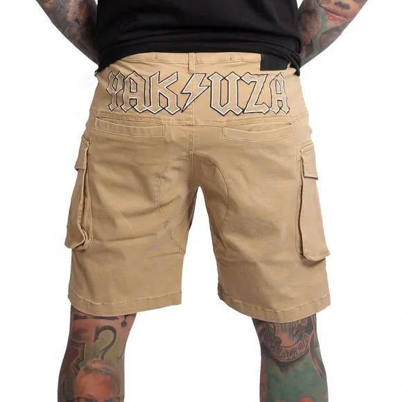 YAKUZA Pánské kraťasy POWDER CSB 25050 pískové