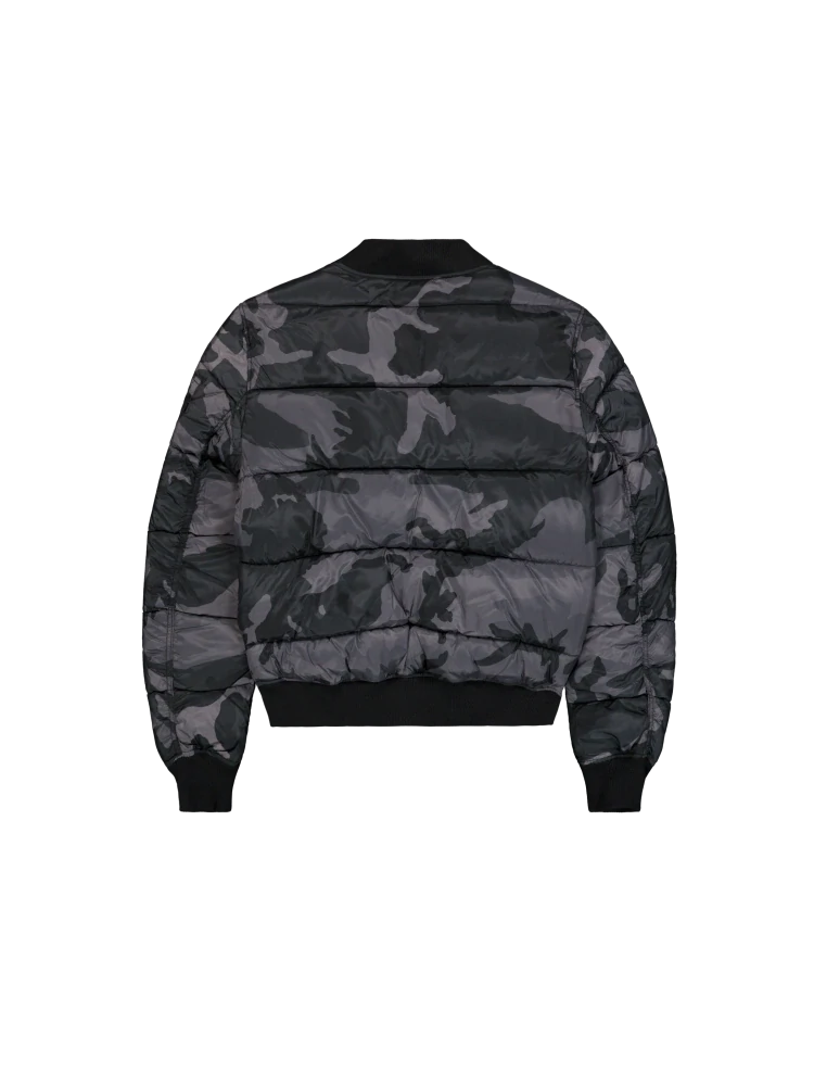ALPHA INDUSTRIES Pánský bomber PUFFER CAMO 138116C/125 černá kamufláž