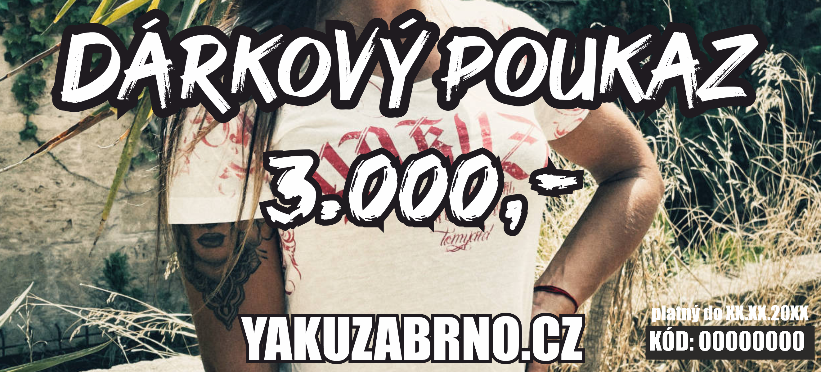 DÁRKOVÝ POUKAZ 3000,- Kč