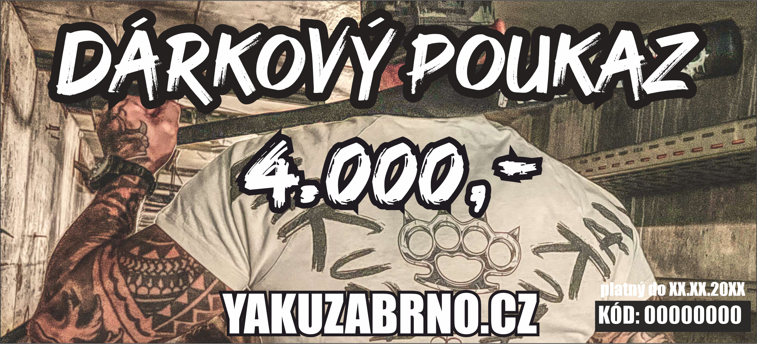 DÁRKOVÝ POUKAZ 4000,- Kč