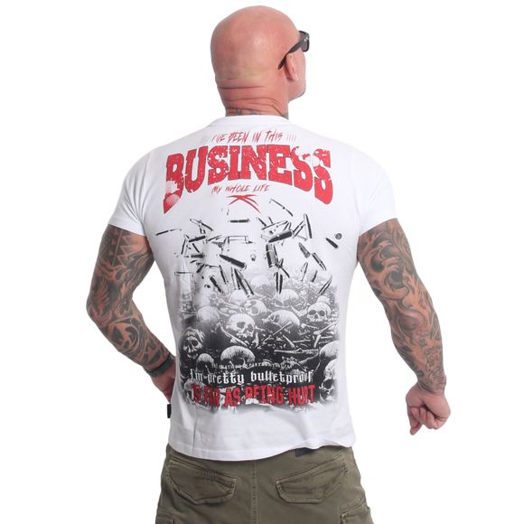 YAKUZA pánské tričko BUSINESS white
