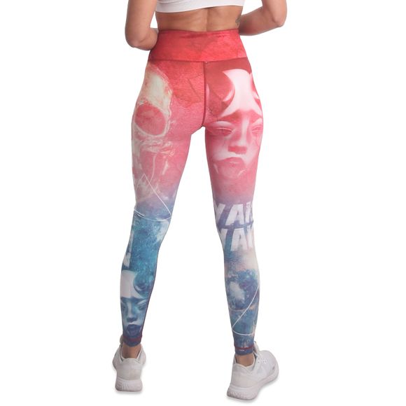 YAKUZA dámské legíny FRENZY SLIDE LEGGINGS multicolored