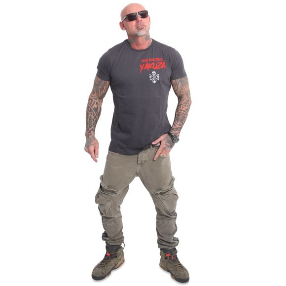 YAKUZA pánské tričko EVIL ONLY V02 T-SHIRT anthracite