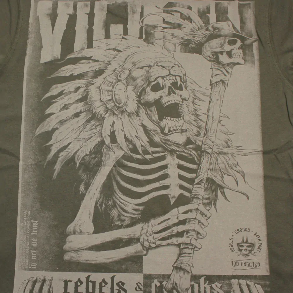 YAKUZA PREMIUM pánské tričko YPS 3605 tmavě olivové