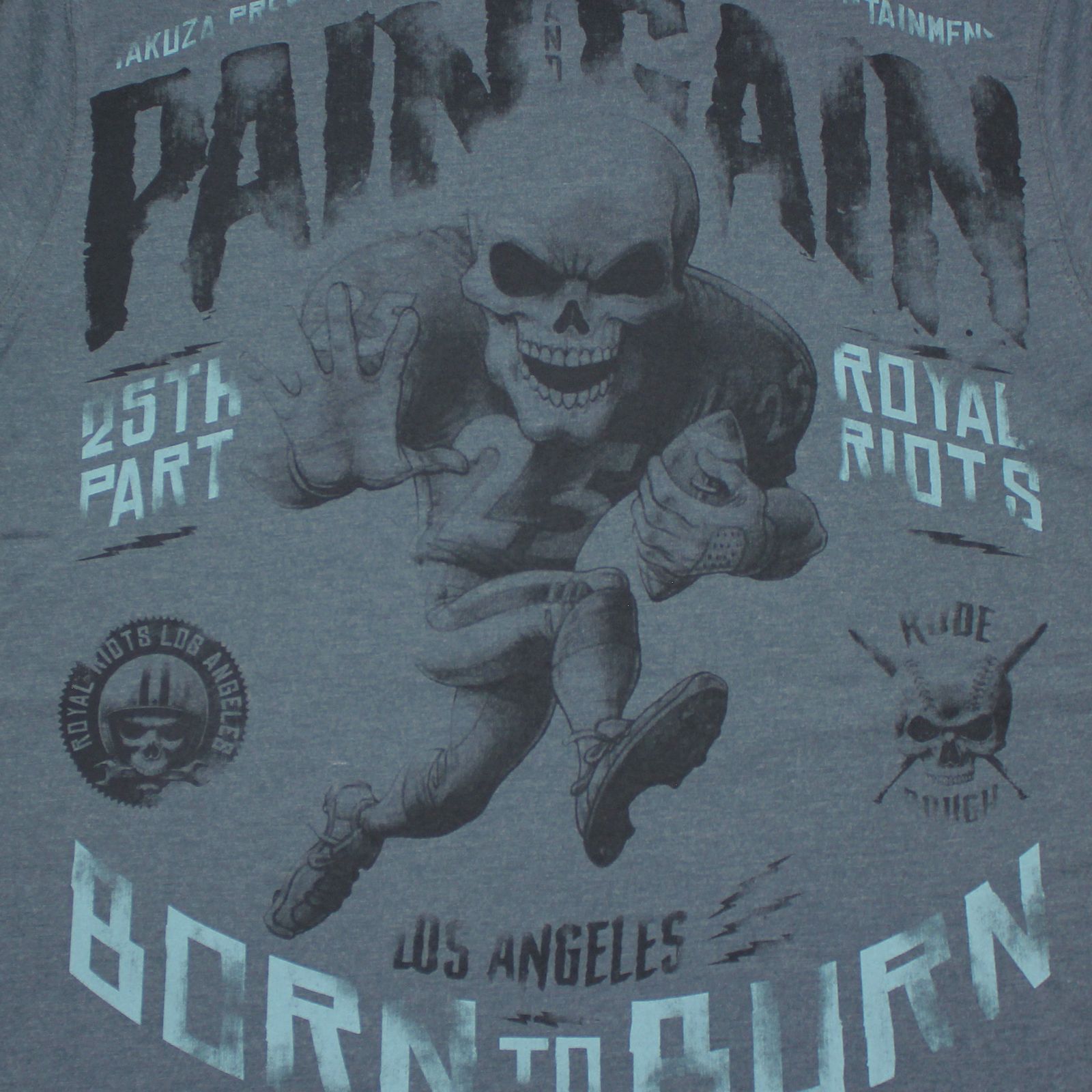 YAKUZA PREMIUM pánské tričko YPS 3707 modrošedé