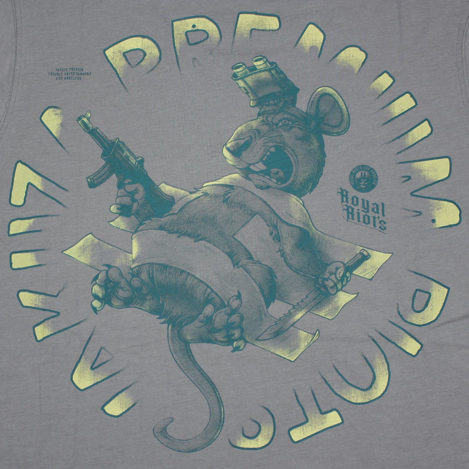 YAKUZA PREMIUM pánské tričko YPS 3709 šedé