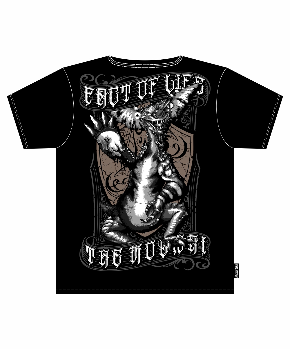 FACT OF LIFE pánské tričko MOGWAI black