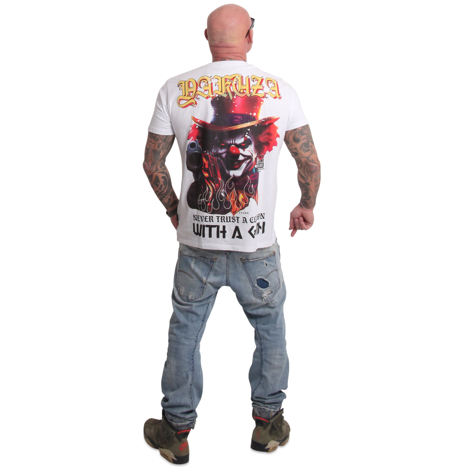 YAKUZA pánské tričko LIKE A CLOWN REGULAR T-SHIRT bílé