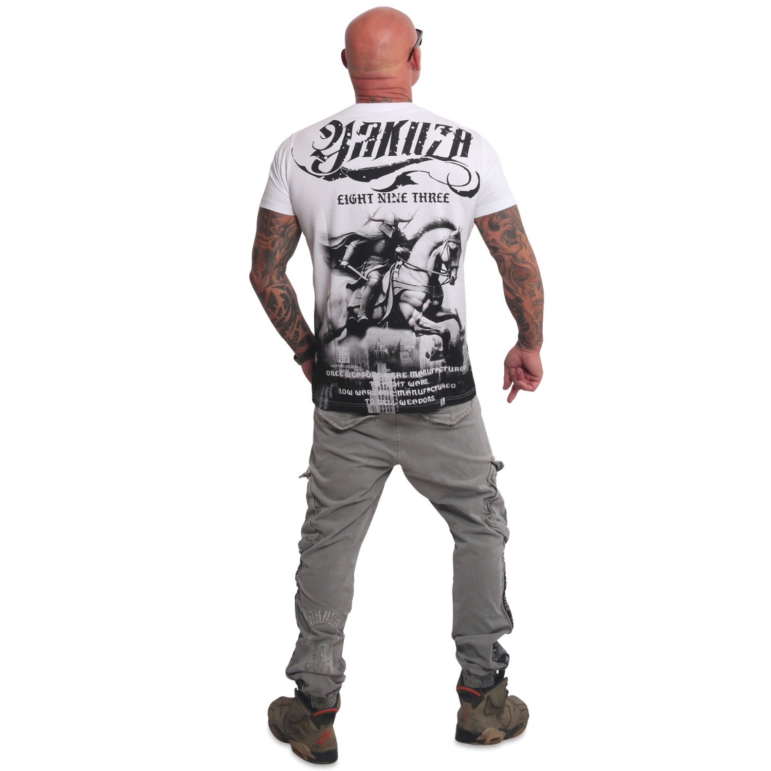 YAKUZA pánské tričko KNIGHTMARE REGULAR T-SHIRT bílé