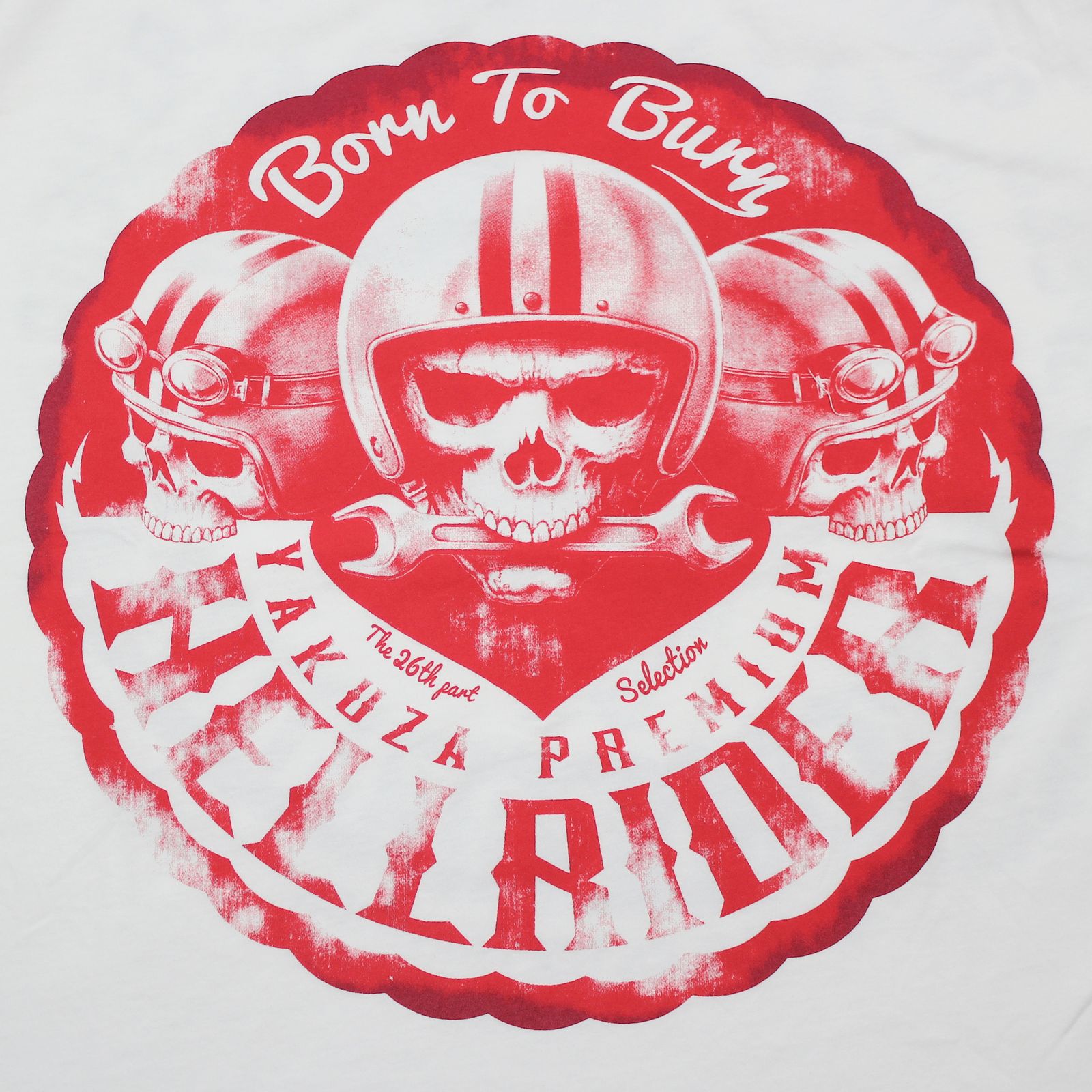 YAKUZA PREMIUM pánské tričko YPS 3818 vintage bílá