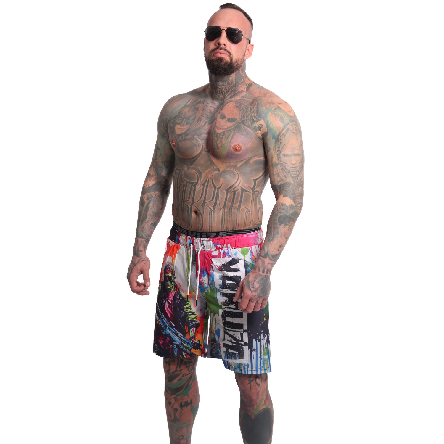 YAKUZA plavkové šortky SPECIALIST BOARD SHORTS barevné