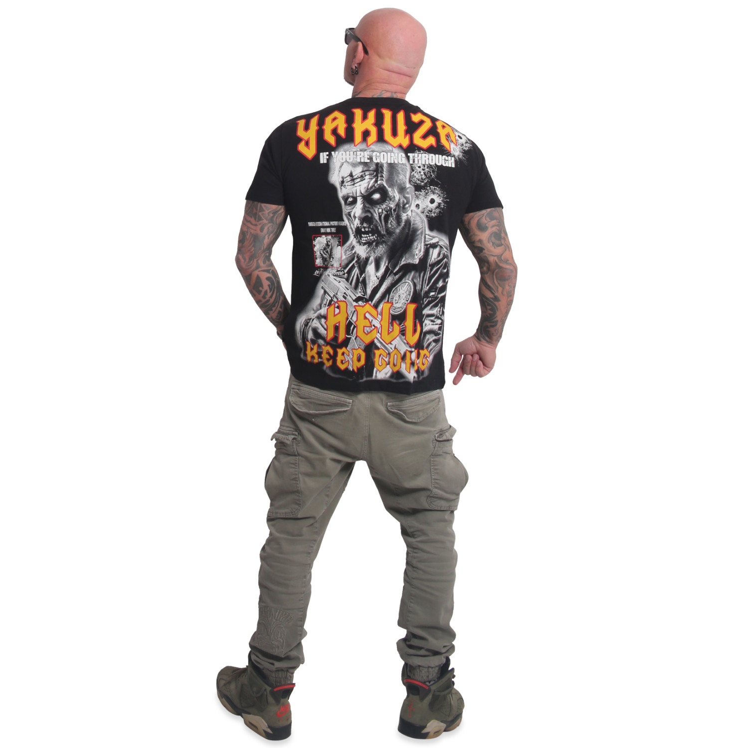 YAKUZA pánské tričko HELL REGULAR T-SHIRT černé