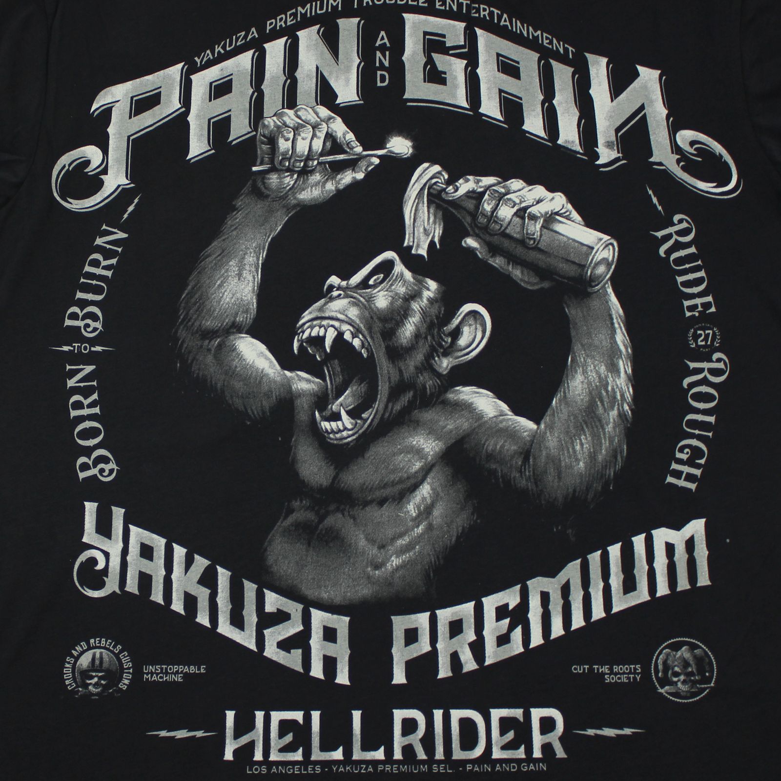 YAKUZA PREMIUM pánské tričko YPS 3909 černé